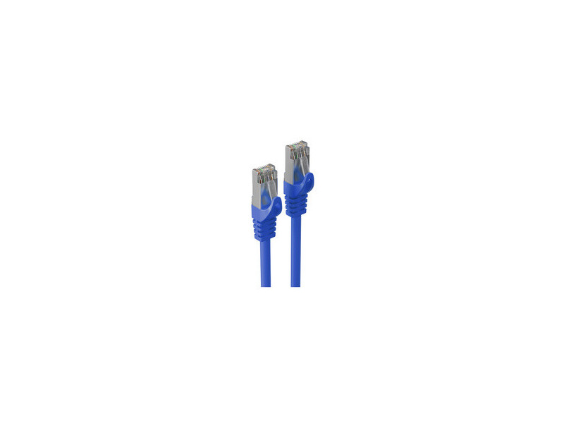 shiverpeaks BASIC-S câble patch, Cat. 6A, S/FTP, bleu, 20 m