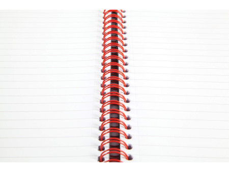 Oxford Cahier à spirale Black n' Red, A5, ligné, PP