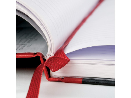 Oxford Bloc-notes Black n' Red - à reliure, A4, quadrillé