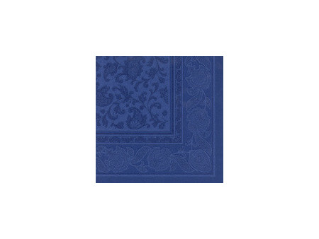 PAPSTAR Serviette 'ROYAL Collection Ornaments' bleu arctique
