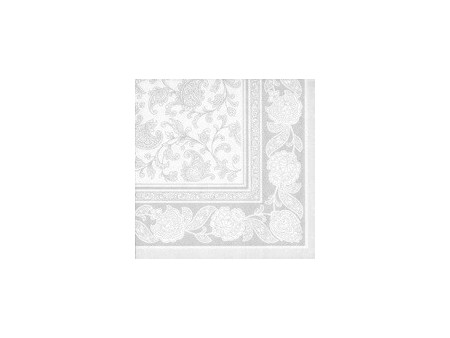 PAPSTAR Serviette 'ROYAL Collection Ornaments' bleu arctique