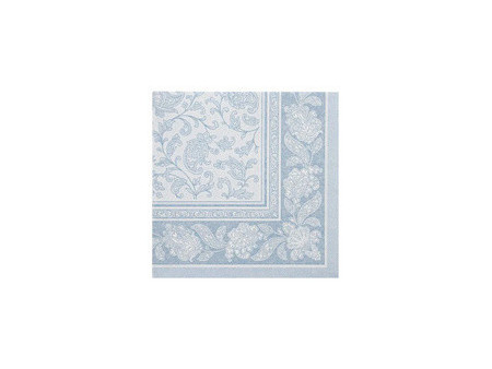 PAPSTAR Serviette 'ROYAL Collection Ornaments' bleu arctique