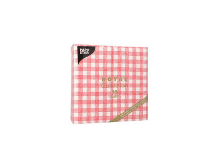 PAPSTAR Serviette Bistro 'ROYAL Collection Vichy Karo'