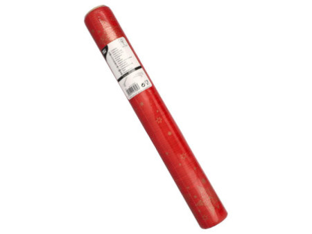 PAPSTAR Chemin de table pour Noël 'Christmas Shine', rouge