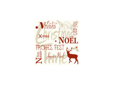 PAPSTAR Serviette à motif de Noël 'Golden Deer'