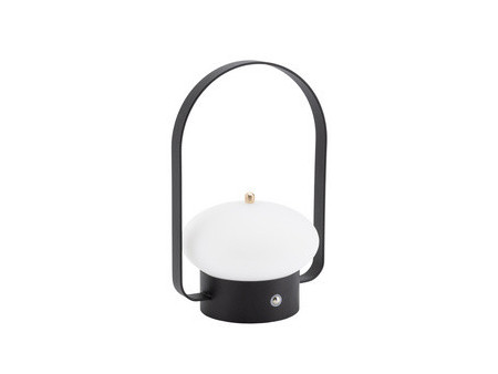 Securit Lampe de bureau à LED rechargeable BARCELONA, noir
