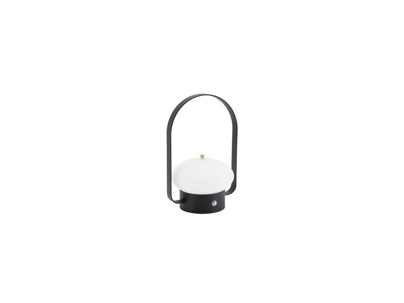 Securit Lampe de bureau à LED rechargeable BARCELONA, noir