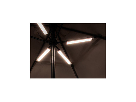 Securit Lampe de parasol à LED rechargeable BERLIN, blanc