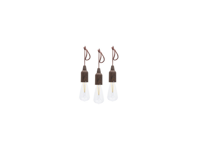 Securit Lampe LED rechargeable COPENHAGUE, set de 3