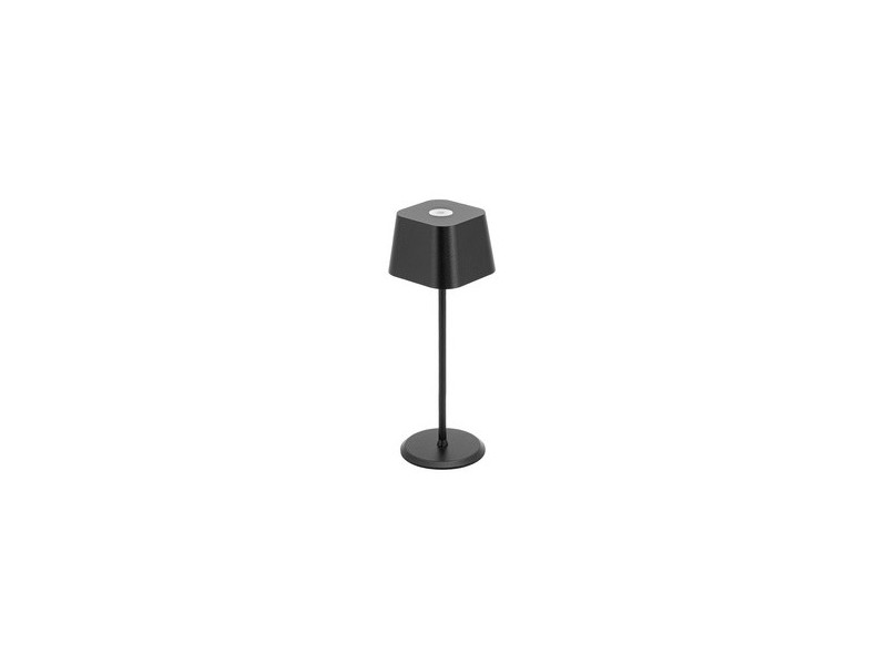 Securit Lampe de bureau LED rechargeable MALTE, noir