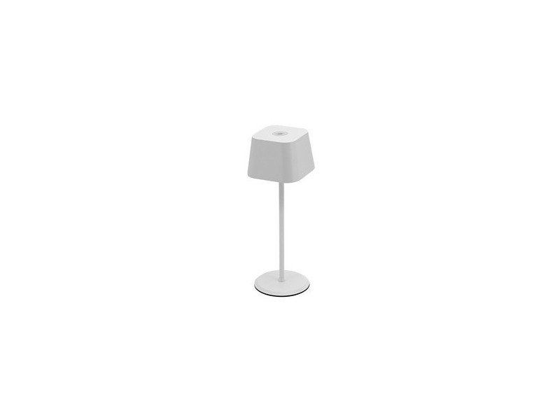 Securit Lampe de bureau LED rechargeable MALTE, blanc