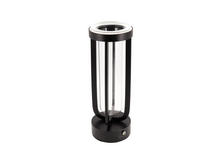 Securit Lampe de bureau LED rechargeable FLORENCE, noir