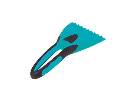 IWH Grattoir 2K avec poignée souple, longueur: 215 mm, bleu