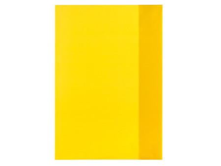 herlitz Protège-cahier format A4, en PP, jaune transparent