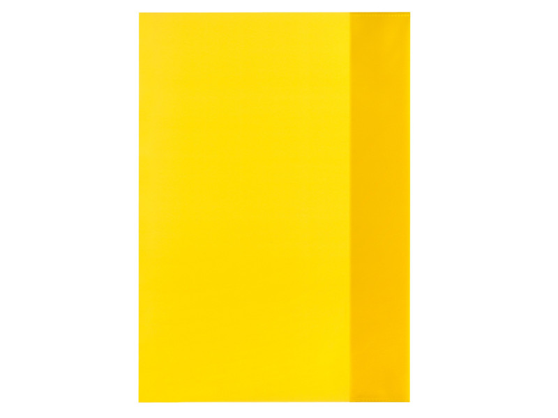 herlitz Protège-cahier format A4, en PP, jaune transparent