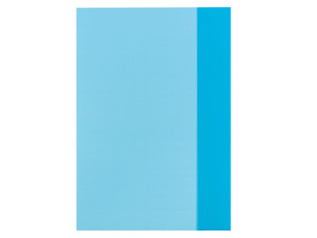 herlitz Protège-cahier format A4, en PP, bleu transparent