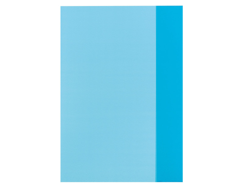 herlitz Protège-cahier format A4, en PP, bleu transparent