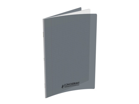 CONQUERANT CLASSIQUE Cahier 240 x 320 mm, séyès, gris