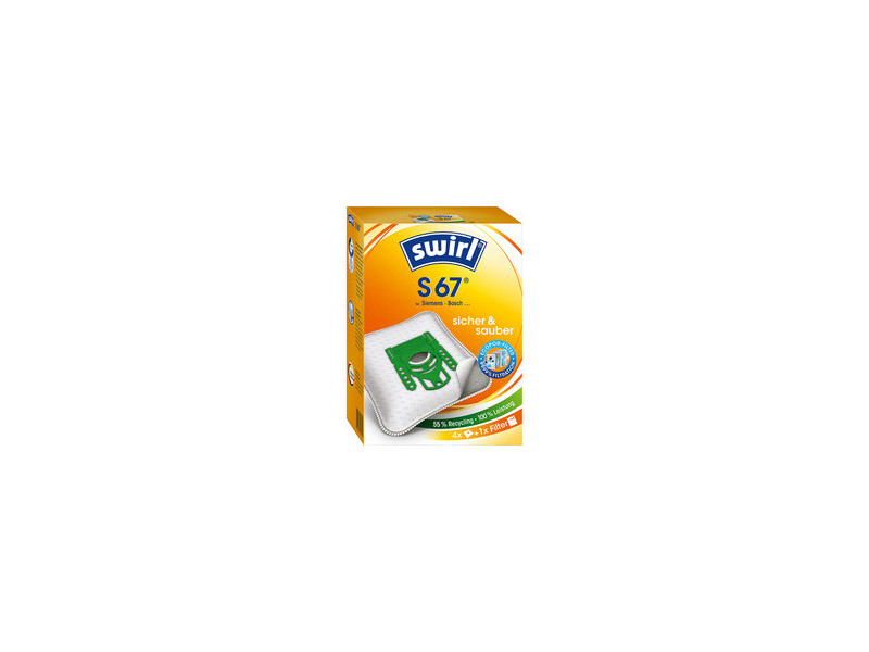 Fin de série: swirl Sac d'aspirateur S 67, avec filtre