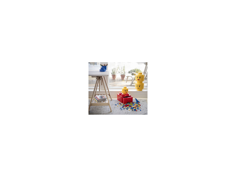 LEGO Boîte en forme de tête STORAGE HEAD SNOWMAN, L, blanc