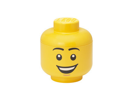 LEGO Boîte en forme de tête STORAGE HEAD SNOWMAN, L, blanc