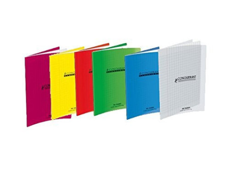CONQUERANT CLASSIQUE Cahier 210 x 297 mm, Seyès, incolore