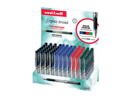 uni-ball Stylo encre gel SIGNO broad UM153C, présentoir