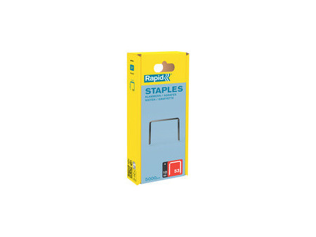 Rapid Agrafe fil fin no. 53, 8 mm, grand paquet