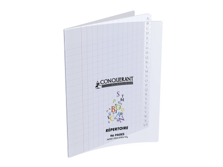 CONQUERANT CLASSIQUE Répertoire 170 x 220 mm, Seyès,96 pages