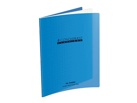CONQUERANT CLASSIQUE Cahier d'écriture, 170 x 220 mm, bleu