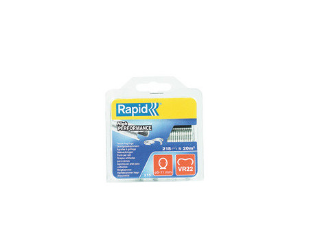 Rapid Agrafe à grillage VR22, revêtement plastique, noir