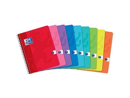 Oxford Cahier reliure intégrale, 170 x 220 mm, quadrillé 5x5