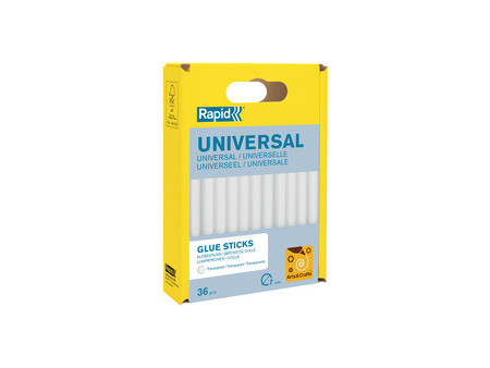 Rapid Bâton de colle universel transparent, diamètre: 7 mm