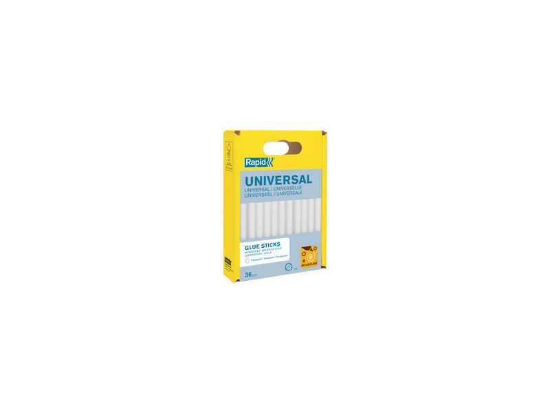 Rapid Bâton de colle universel transparent, diamètre: 7 mm