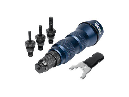 Rapid Adaptateur/riveteur RP160, alu/acier, bleu
