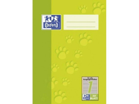 Oxford cahier scolaire, format A5, linéature 1 / ligné,