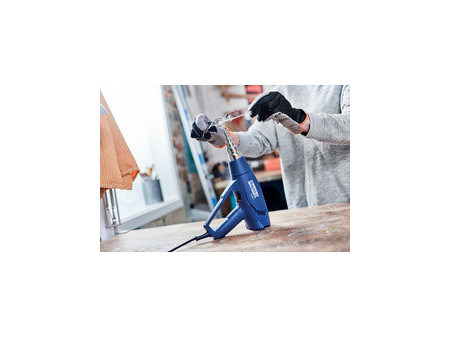 Rapid Pistolet à air chaud R1800, 1.800 watts, bleu