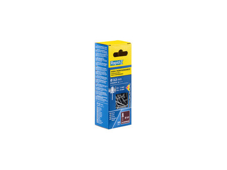 Rapid Rivet aveugle universel, 4,8 x 14 mm, en aluminium