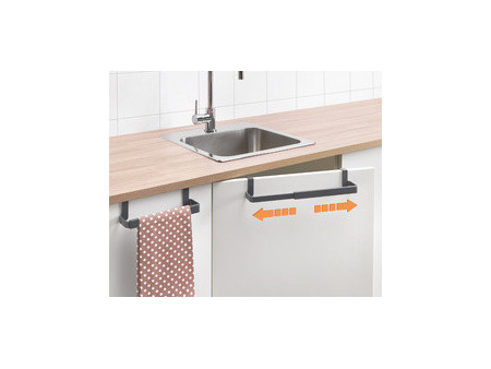 metaltex Porte-serviette Flex-Bar, extensible, gris
