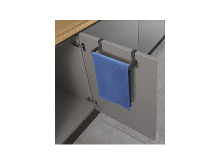 metaltex Porte-serviette Flex-Bar, extensible, gris