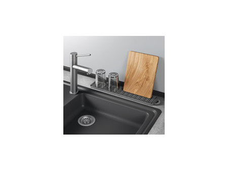 metaltex Tapis d'égouttage Gravity-Slim, gris