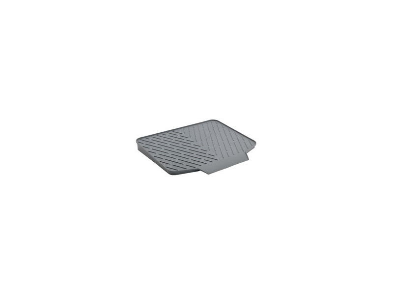 metaltex Tapis d'égouttage Gravity-Duo, caoutchouc, gris