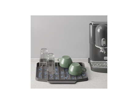 metaltex Tapis d'égouttage Gravity-Duo, caoutchouc, gris