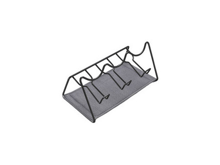 metaltex Égouttoir Sodatex 2 LAVA, noir mat