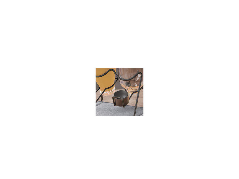 metaltex Égouttoir Sodatex 3 LAVA, noir mat