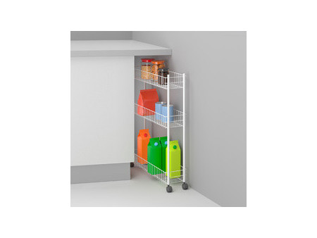 metaltex Desserte multi-usage Fino, 3 niveaux, blanc