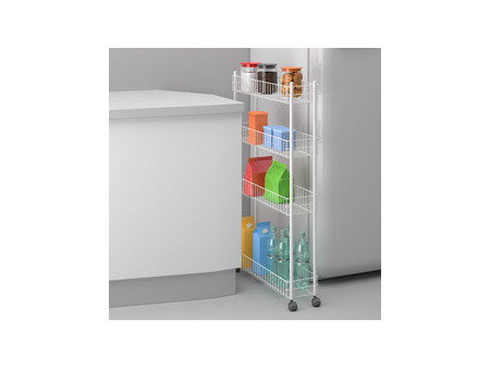 metaltex Desserte multi-usage Fino, 3 niveaux, blanc