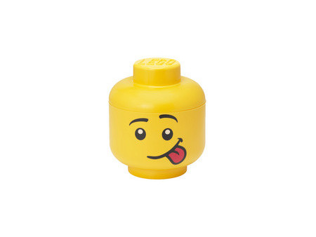 LEGO Boîte en forme de tête STORAGE HEAD SNOWMAN, S, blanc