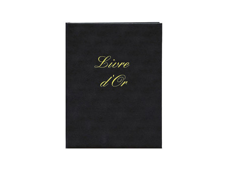 ELVE Livre d'or 'Livre d'Or', 210 x 160 mm, noir