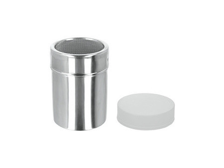 metaltex Saupoudreuse sucre/cacao, inox, argent